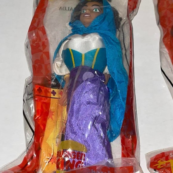 1996 set of4 BURGER KING HUNCHBACK OF NOTRE DAME plush figures New in package - Picture 3 of 12